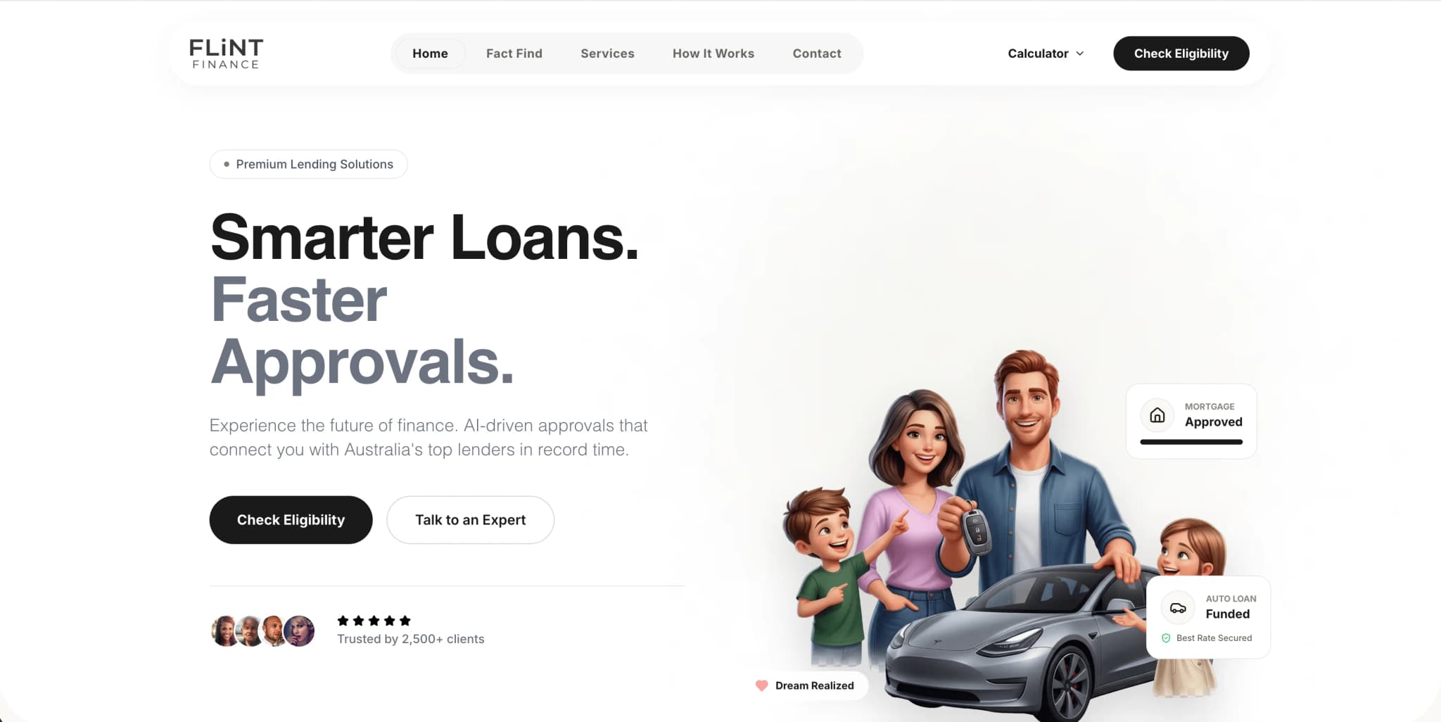 Flint Finance screenshot