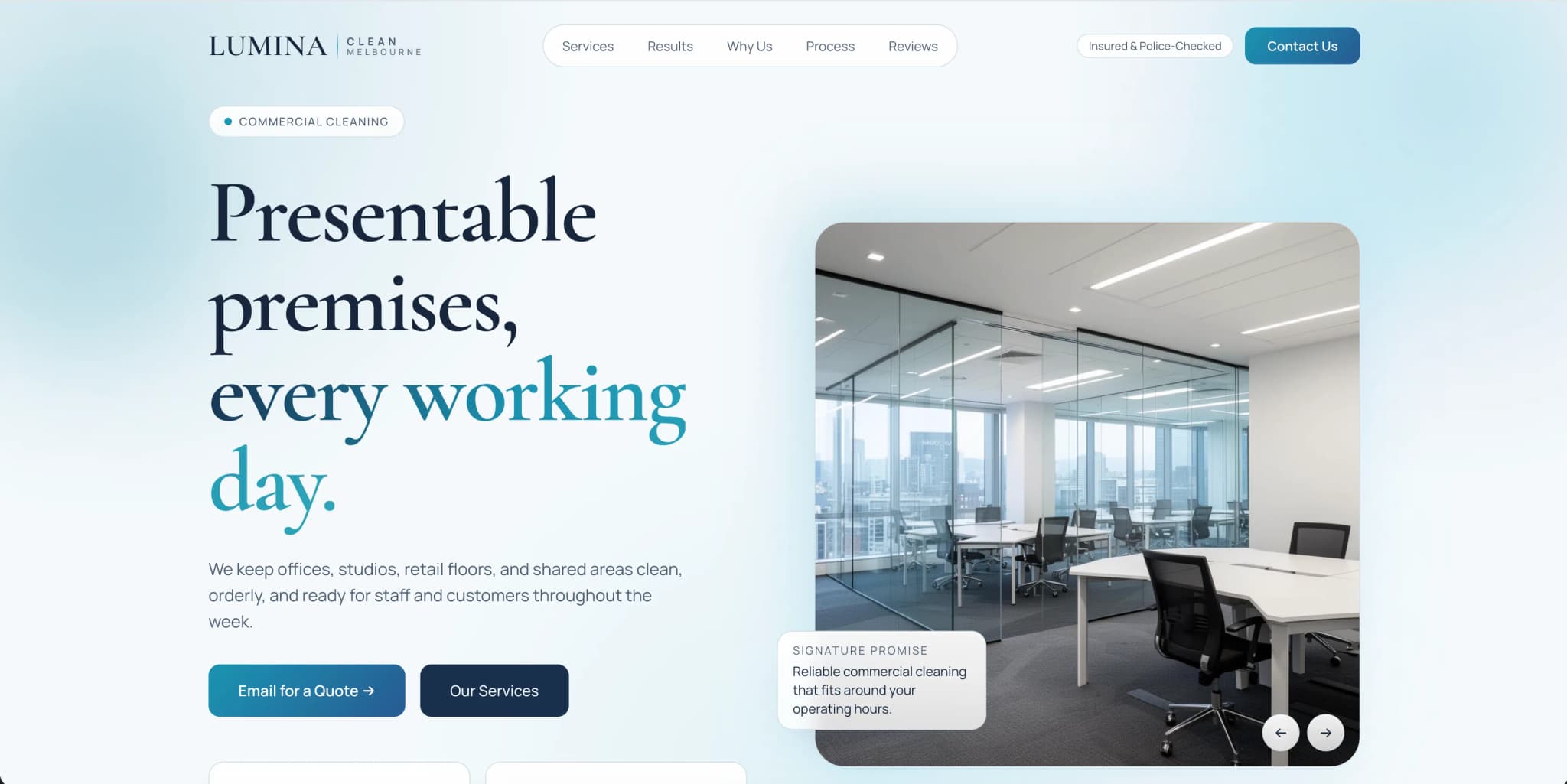 Lumina Clean screenshot